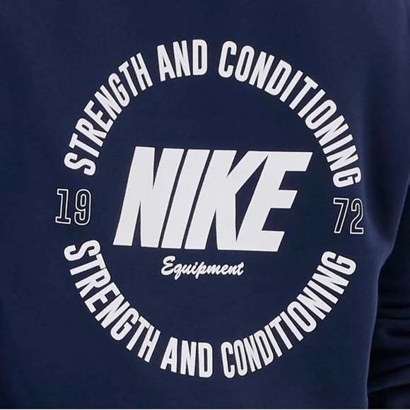 NEW NIKE “Strength & Conditioning” Unisex Club Fleece - Crew Neck Sweatshirt - Picture 3 of 8